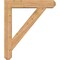 Ekena Millwork Traditional Craftsman Smooth Bracket w/ Offset Brace, Western Red Cedar, 7 1/2"W x 38"D x 44"H BKT0806X38X44TRA04SWR - alternate 4